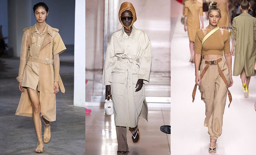 Dion Lee, Courrèges, Fendi весна-лето 2019