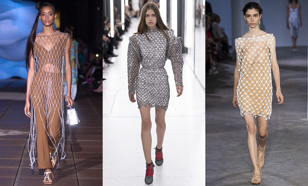 Area, Louis Vuitton, Dion Lee весна-лето 2019