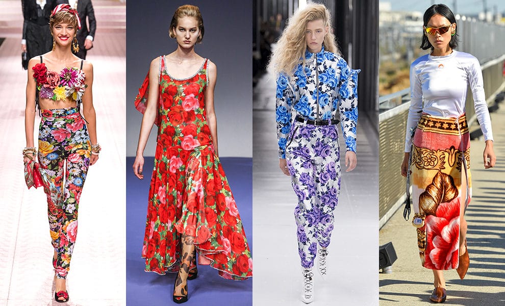 Dolce & Gabbana, Richard Quinn, Louis Vuitton, Marine Serre весна-лето 2019