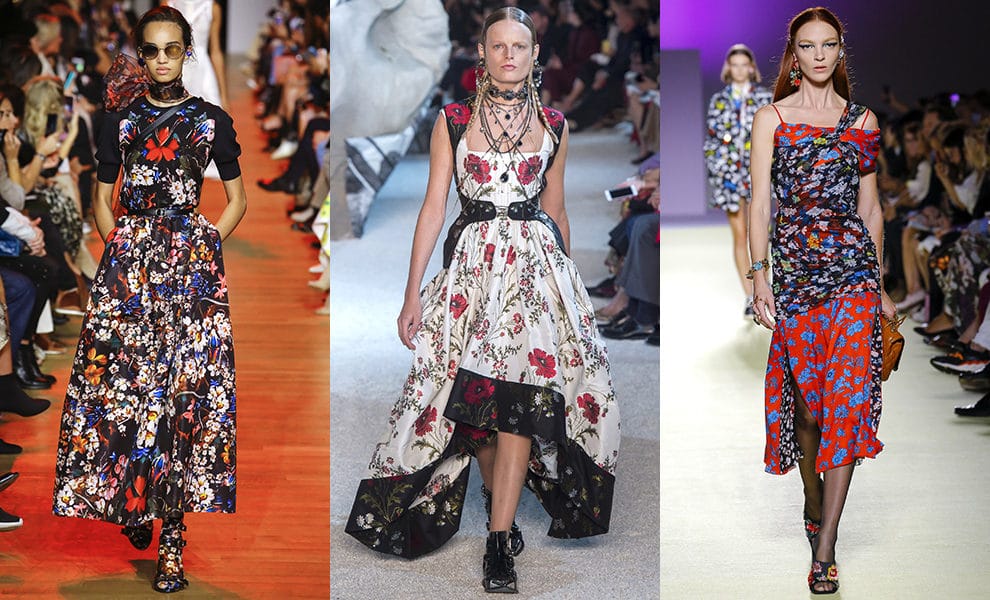 Elie Saab, Alexander McQueen, Versace весна-лето 2019