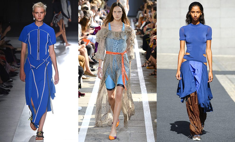 Sportmax, Blumarine, Unravel весна-лето 2019