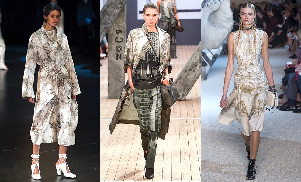 Lemaire, Akris, Alexander McQueen весна-лето 2019