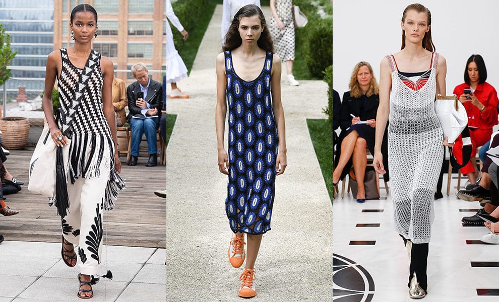 Oscar de la Renta, Tory Burch, Victoria Beckham весна-лето 2019