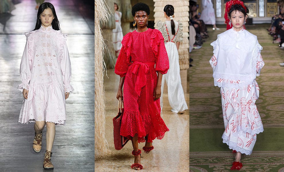 Alberta Ferretti, Ulla Johnson, Simone Rocha весна-лето 2019