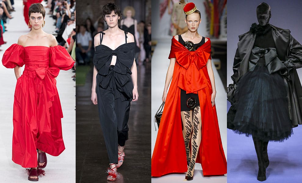 Valentino, MSGM, Moschino, Richard Quinn весна-лето 2019