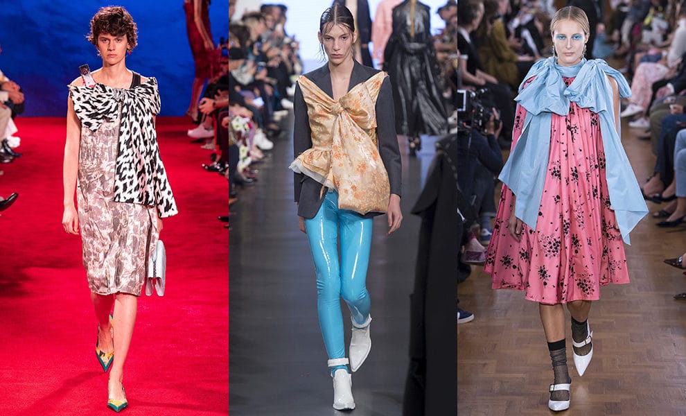 Calvin Klein 205W39NYC, Maison Margiela, Erdem весна-лето 2019